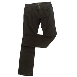 CABI style #515 LOU LOU straight black stretch jeans sz 10